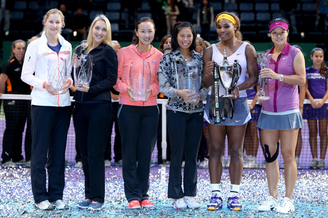 2013年WTA年终总决赛:海峡组合夺女双冠军