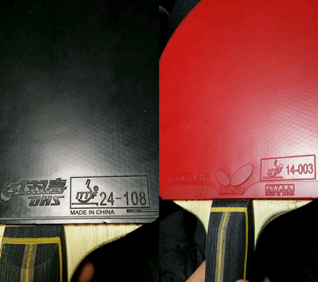 蝴蝶Butterfly超级张继科zlc乒乓底板试打评测--