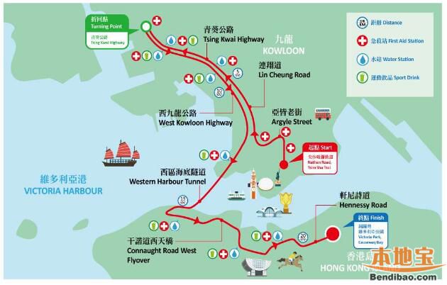 2018香港马拉松时间、起点、路线、官网时间赛程表