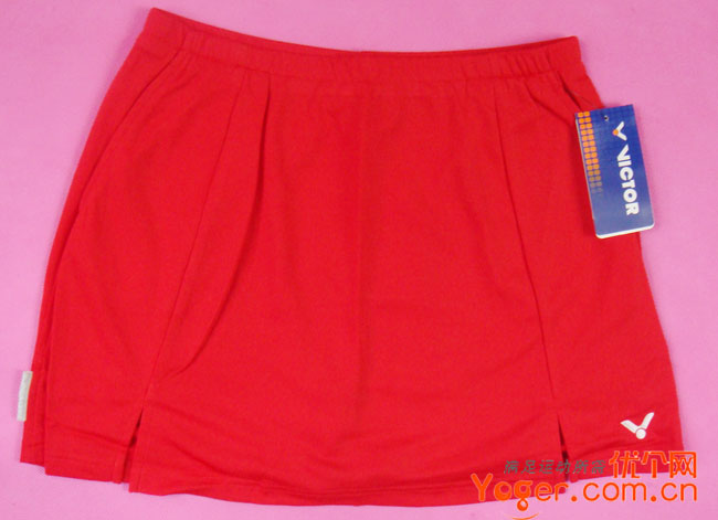 VICTOR胜利K-6152D 短裙（2009年流行的红短裙）