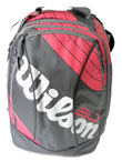Wilson维尔胜 BLX Team Charcoal/Pink背包（WRZ6424），今夏最靓丽背包