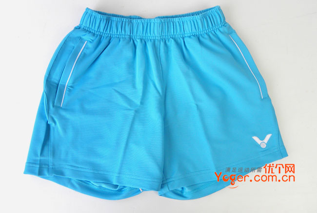 VICTOR胜利R-0143U女款运动短裤（不一样的翠蓝色）