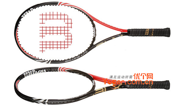Wilson维尔胜 BLX SIX-ONE Lite 102网球拍（T7005），费天王用拍超轻版