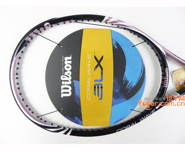Wilson维尔胜 BLX Coral Wave 105网球拍（T7009）-新“珊瑚”，全配送线手胶避震器