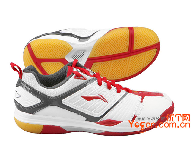 李宁AYZE013-1男款羽毛球鞋,流畅线条，王者速度赠,送鞋背袋