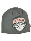 Samii捷克沙米 SM-11W107 男款深灰色娃娃脸情侣帽