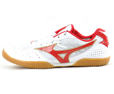 Mizuno美津浓Y18KM17062 乒乓球训练鞋 红色款