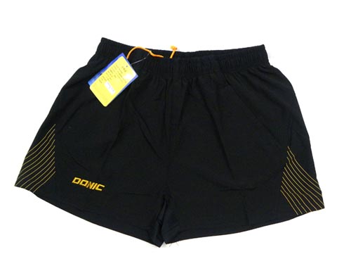 DONIC多尼克92068黑色专业运动短裤