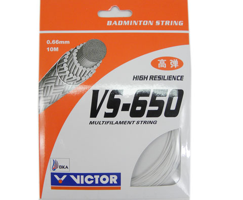 胜利VICTOR VS-650羽毛球线（柔和的手感，优异的反弹性能）