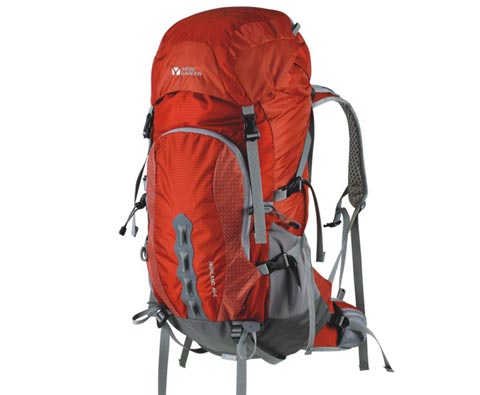 牧高笛 MB112004 高地45+5L 砖红登山包，非常方便的徒步包！