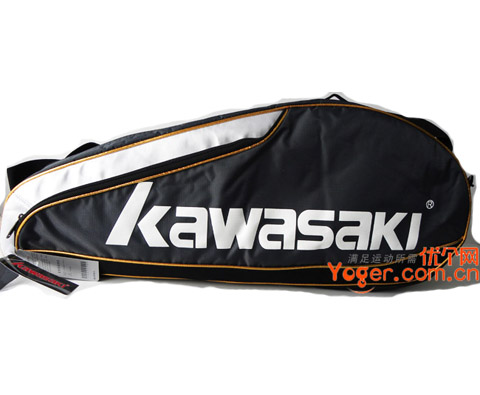 Kawasaki川崎 095六支装网羽包灰金款式，超大超实惠