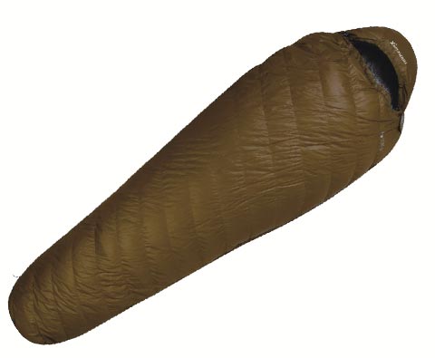 牧高笛 NXF1233003彩柔专业羽绒睡袋 橄榄绿 给你专业品质的睡眠