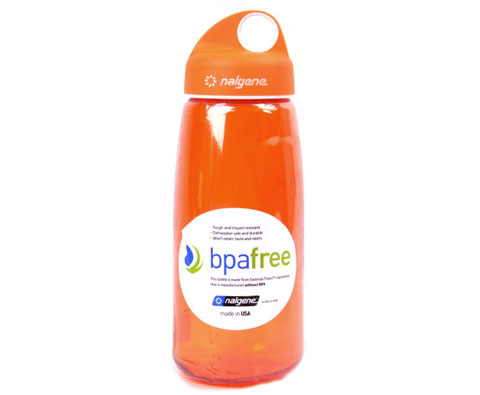 Nalgene 2190-1005 橙透明750ml宽口运动水瓶 美国原产