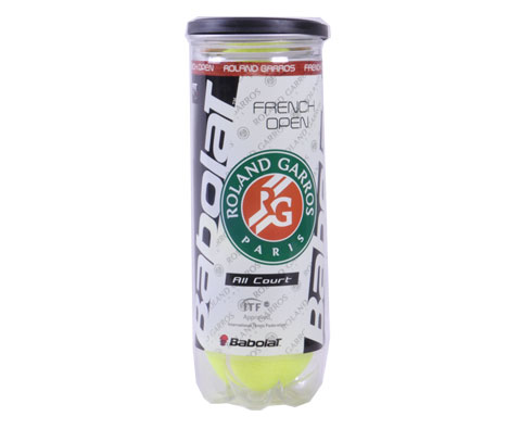 Babolat百宝力 (511021) Ball RG 罗兰加勒斯塑筒网球，适用于所有场地