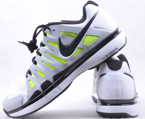 Nike耐克 Zoom Vapor 9 Tour （488000-100）V9 网球鞋，费德勒战靴温网版
