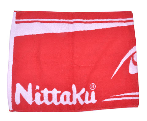 尼塔库Nittaku 乒乓球运动毛巾 红色款