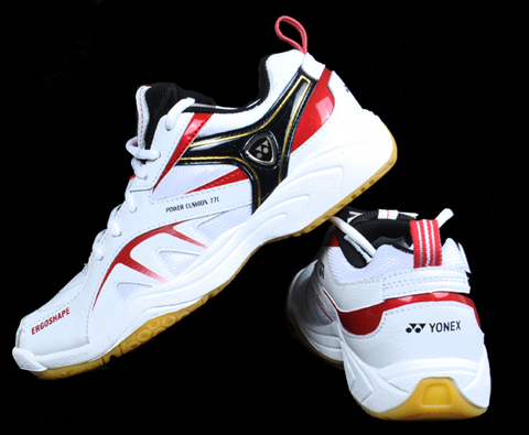 YONEX尤尼克斯SHB-77C羽毛球鞋（白色的优雅，红色的激情，CH行货）