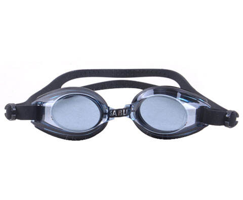 Sable黑貂 SB 620 平光游泳镜 防雾大框型舒适泳镜 黑色C1