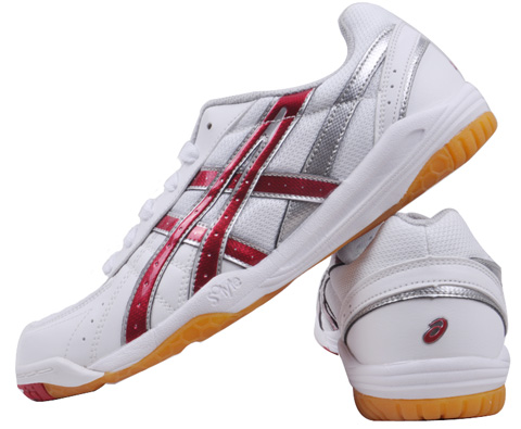 ASICS爱世克斯R20QX-0123红色中性款乒乓球鞋（超强耐磨综合鞋）