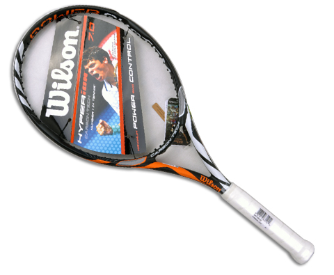 wilson维尔胜 T7095 Hyperion 7.0 网球拍，强力平击球的力量权杖