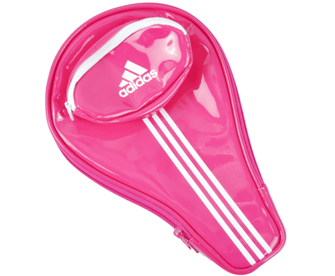 adidas阿迪达斯 AGF-10829 乒乓球包-亮皮葫芦拍套 粉色款