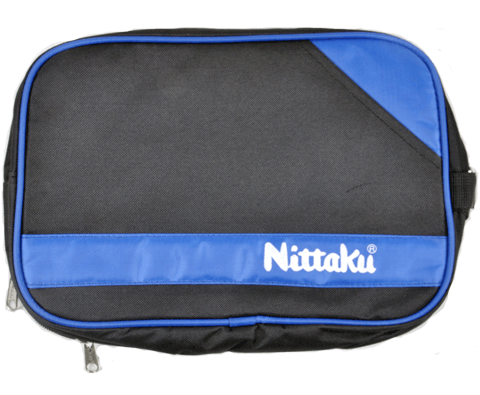 Nittaku尼塔库 EF型长方形双层乒乓球拍套（蓝色）