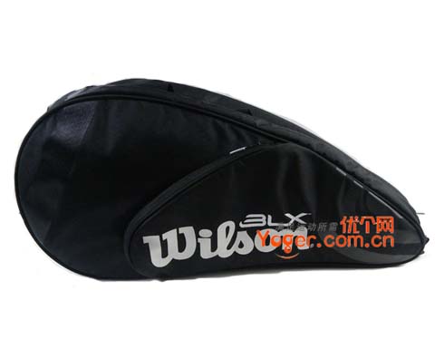 Wilson维尔胜 BLX Club Premium六支装网球包（WRZ8219），黑色经典