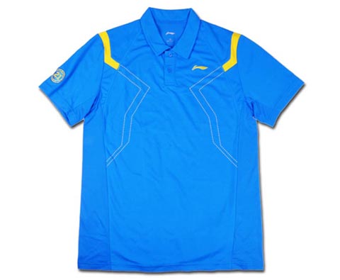 李宁APLH035-1款羽毛球比赛上衣（2013新款训练服！让训练充满乐趣！）