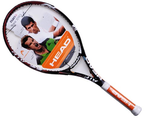 HEAD海德 ATP PRO （2361032 ）网球拍，疾驰球场的红黑GTR(空拍）