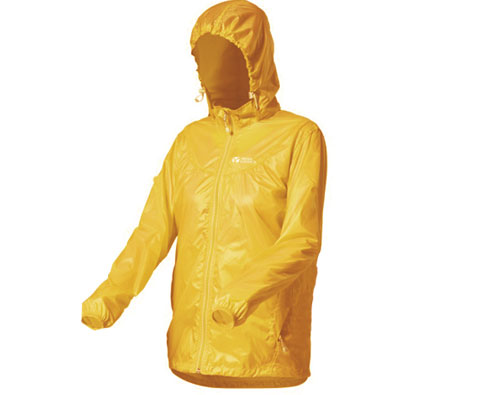 牧高笛Mobigarden NWA1216001 皮肤风衣，柠檬黄每个女人都需要一件皮肤风衣！