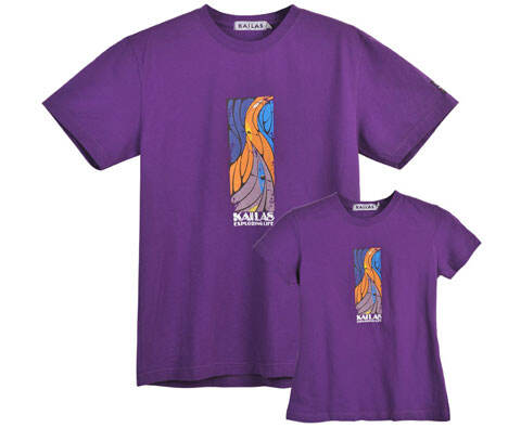 凯乐石KAILAS KG726201女款短袖棉T恤 葡萄紫