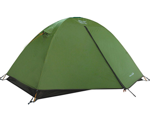 牧高笛T2双人双层三季铝杆帐篷 橄榄绿 入门级徒步帐篷