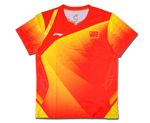 李宁AAYG405-1男款奥运会羽毛球服（传说中的CP版战衣，无赞助商LOGO，数量有限）