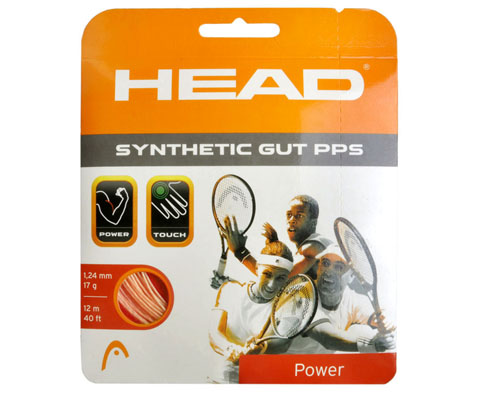 HEAD海德 Synthetic Gut PPS (281056) 网球线 聚酯线 橙黄