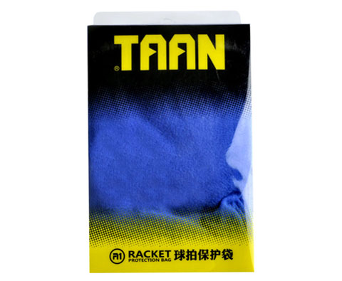 TAAN泰昂羽毛球绒布保护袋（球拍超贴身的保护，蓝色）