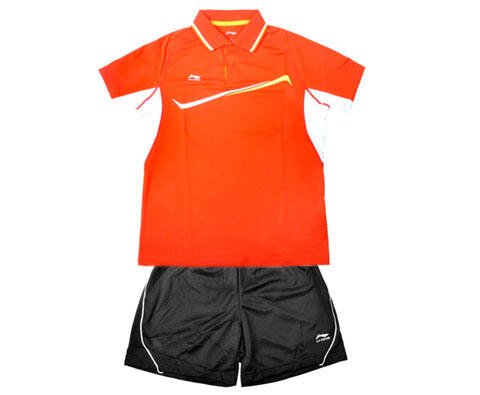 李宁女款羽毛球比赛服套装（湖北省全运会赞助款 AAPH184-2+AAYH216-4）
