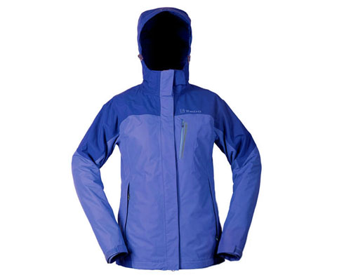 探路者女士三合一冲锋衣 TAWB92214 冰紫色（防风防水，保暖透湿）