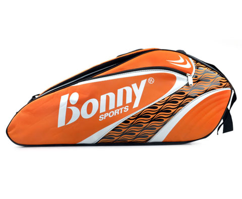 BONNY波力1TB14005鱼龙系列六支装网羽共用球包 橘色
