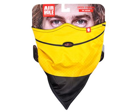 AIRHOLE Happy 男女款防风抗菌滑雪面罩护脸 彩色图案（均码）