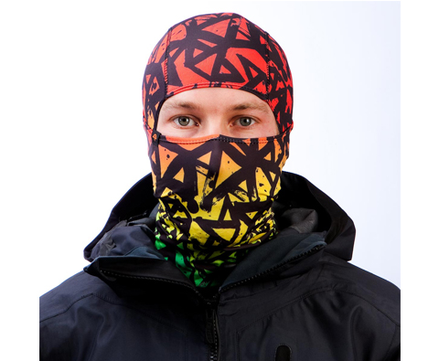CELTEK SPACED OUT 滑雪面罩护脸 滑雪头套 彩色