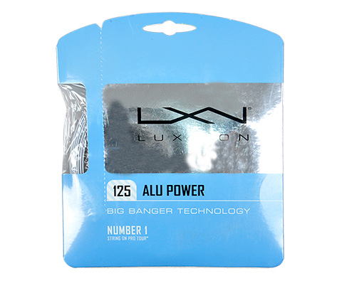 Luxilon力士浪7537AluPower1.25Silver网球硬线（很好的硬线）
