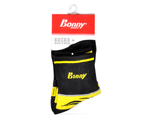 BONNY波力SK-28羽毛球袜中性（5双装，舒适更高性价比）