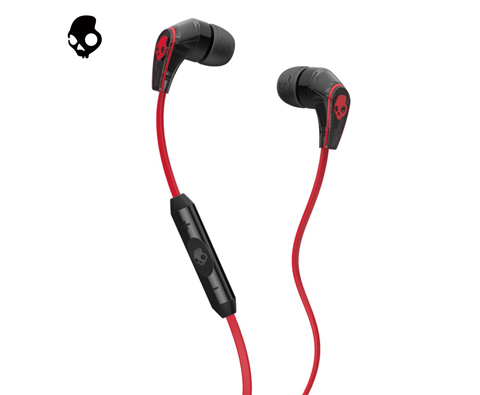 Skullcandy 50/50 S2FFGM-389 耳机 经典红黑色高端带Mic3 可调节音量