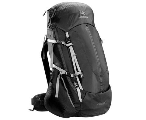 始祖鸟arcteryx altra65大型徒步登山包 黑色 适合1-4