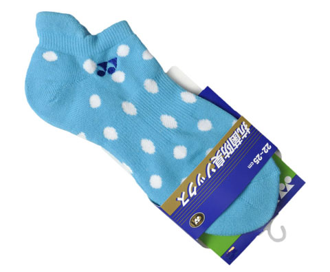 YONEX尤尼克斯29073-018女款羽毛球短袜(蓝色款，骚气的人生不需要解释)