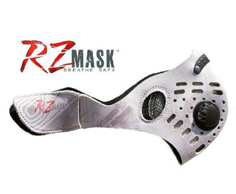 美国RZ mask骑行口罩数码白