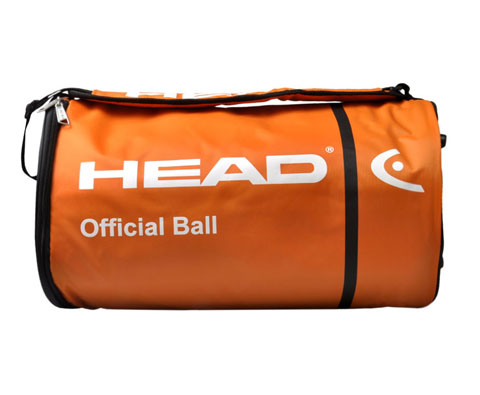 HEAD 海德 桶包 单肩橙色 ，可装100颗球