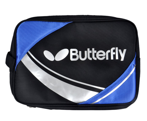 蝴蝶Butterfly TBC-956-0203 彩蓝款双层乒乓拍套