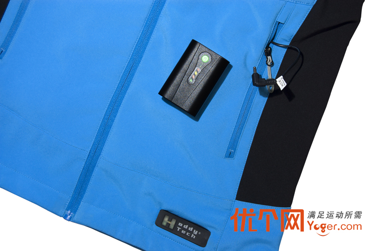 Hoddy Tech天蓝色M码男款户外<em>马甲电加热</em>服购