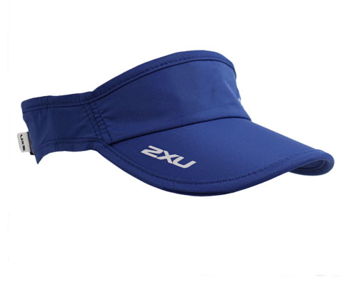 2XU Run visor 空顶帽 蓝色